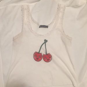 Rare Brandy Melville Evil Cherry Tank